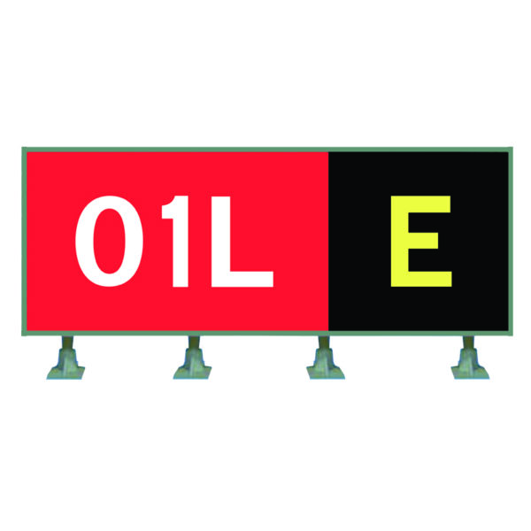 Illuminated Airfield Sign